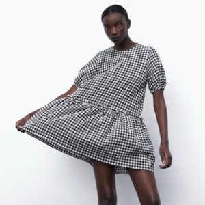 NWT Gingham Mini Dress